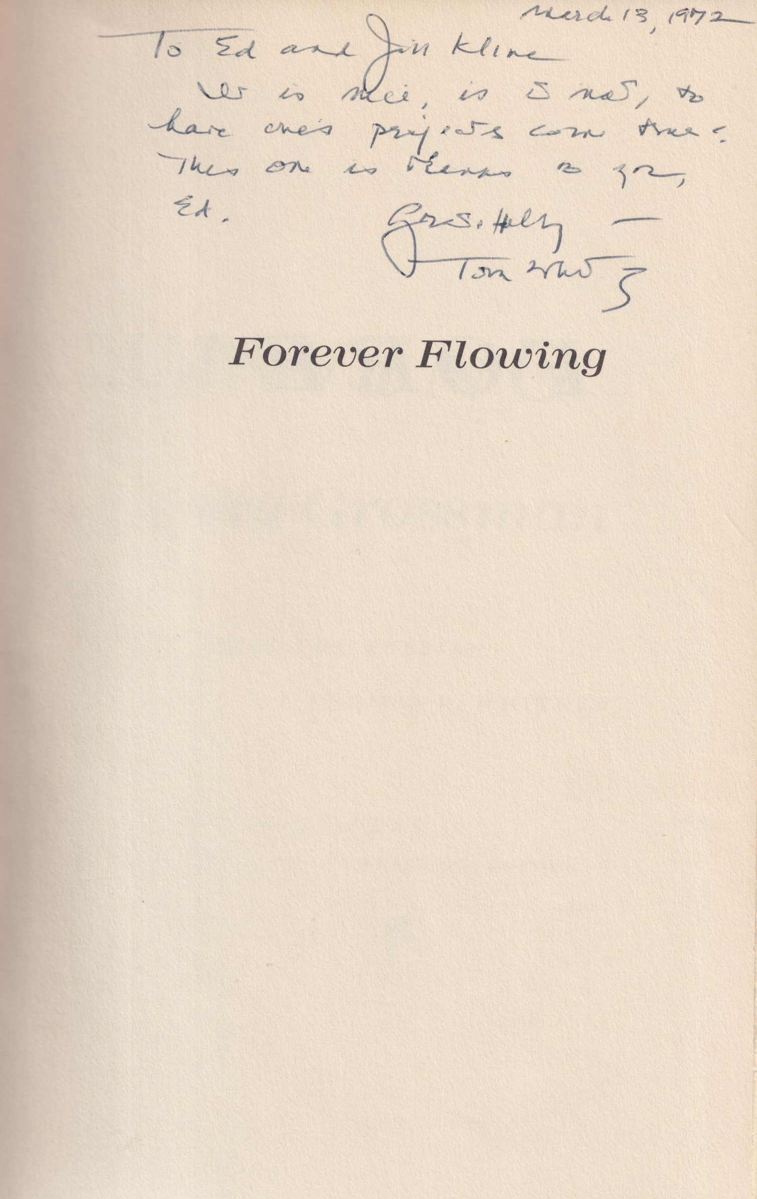 Forever Flowing