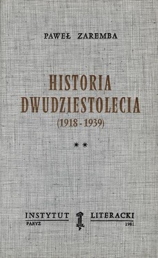 A History of the Bicentennial (1918-1939). Volume II