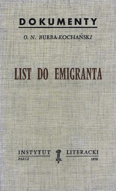 Letter to an Emigrant