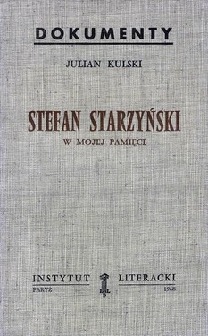 Stefan Starzyński in My Memory